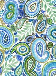 Blue & Green Paisley II | Obraz na stenu