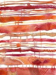 Tangerine Stripes I | Obraz na stenu