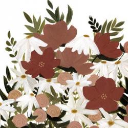 Terracotta Wildflowers II | Obraz na stenu