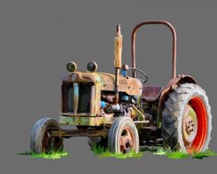 Vintage Tractor X | Obraz na stenu