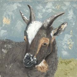 Farm Life-Grey Goat | Obraz na stenu