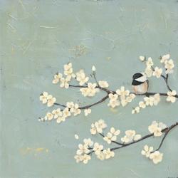 Chickadee & Dogwood I | Obraz na stenu