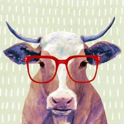 Bespectacled Bovine I | Obraz na stenu