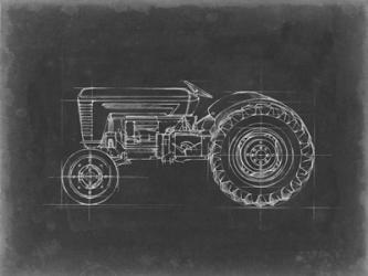 Tractor Blueprint I | Obraz na stenu