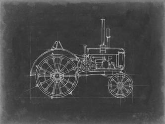 Tractor Blueprint II | Obraz na stenu