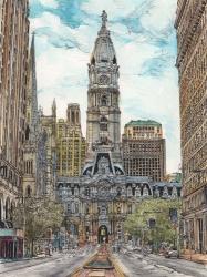 US Cityscape-Philadelphia | Obraz na stenu