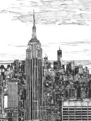 B&W Us Cityscape-NYC | Obraz na stenu