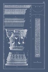 Column & Cornice Blueprint I | Obraz na stenu