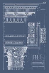 Column & Cornice Blueprint III | Obraz na stenu