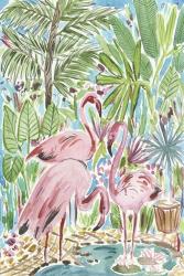 Flamingo Paradise II | Obraz na stenu