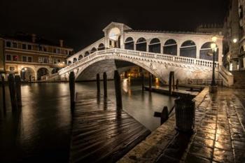 Rialto in the Rain | Obraz na stenu