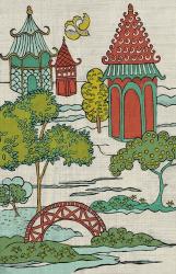 Pagoda Landscape I | Obraz na stenu