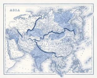 Asia in Shades of Blue | Obraz na stenu