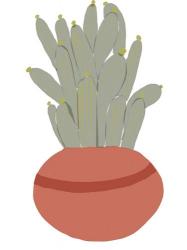 Mod Cactus VIII | Obraz na stenu
