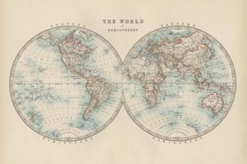 World in Hemispheres | Obraz na stenu