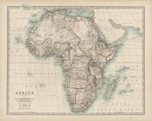 Map of Africa | Obraz na stenu