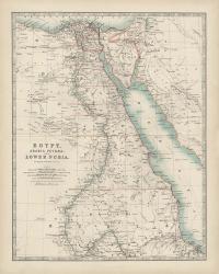 Map of Egypt | Obraz na stenu