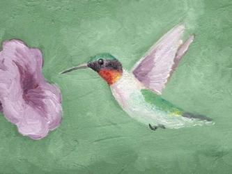 Fresco Hummingbird II | Obraz na stenu