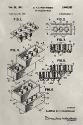 Patent--Lego | Obraz na stenu