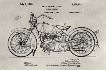 Patent--Motorcycle | Obraz na stenu