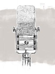 Monochrome Microphone I | Obraz na stenu