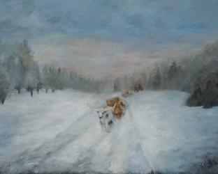 Journey Through the Snow IV | Obraz na stenu