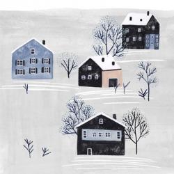 Snowy Village I | Obraz na stenu