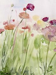 Among the Watercolor Wildflowers I | Obraz na stenu
