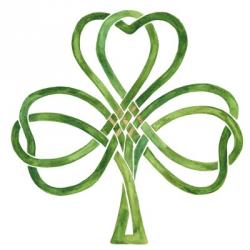 Gilded Shamrock IV | Obraz na stenu