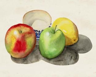 Still Life with Apples & Lemon II | Obraz na stenu