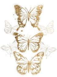 Gold Butterfly Contours I | Obraz na stenu
