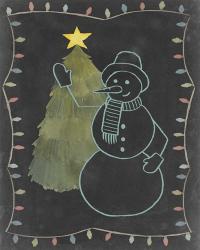 Chalkboard Snowman I | Obraz na stenu