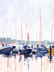 Watercolor Boat Club II | Obraz na stenu