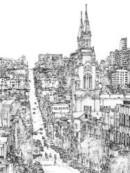 City in Black & White IV | Obraz na stenu