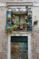 Italian Window Flowers I | Obraz na stenu