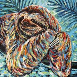 Painted Sloth II | Obraz na stenu