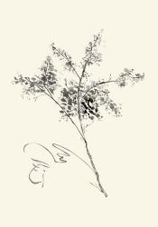 Ink Wash Floral VII - Forsythia | Obraz na stenu