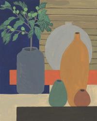 Vases on a Shelf III | Obraz na stenu