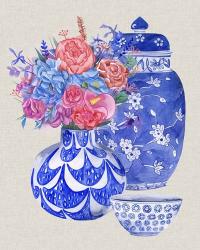 Delft Blue Vases I | Obraz na stenu