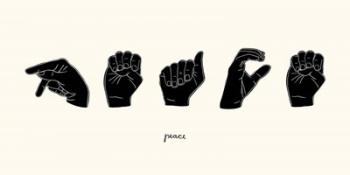 Sign Language V | Obraz na stenu