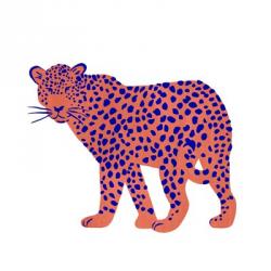 Bright Leopard I | Obraz na stenu