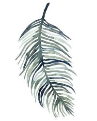 Watercolor Palm Leaves I | Obraz na stenu