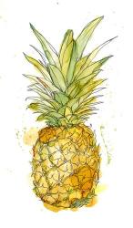 Pineapple Splash I | Obraz na stenu