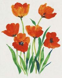 Red Tulips in Bloom I | Obraz na stenu
