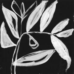 Quirky White Leaves II | Obraz na stenu