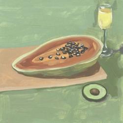 Still Life with Papaya II | Obraz na stenu