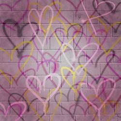 Graffiti Hearts II | Obraz na stenu