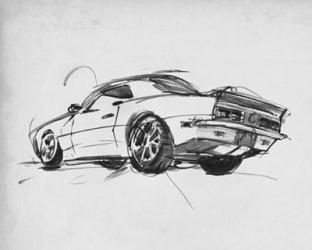 Classic Car Sketch II | Obraz na stenu