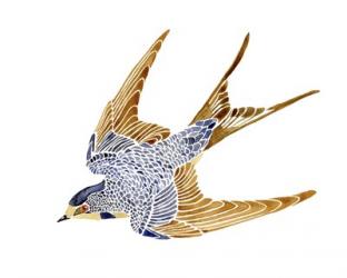 Jeweled Barn Swallow II | Obraz na stenu