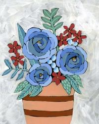 Bleu Blume I | Obraz na stenu